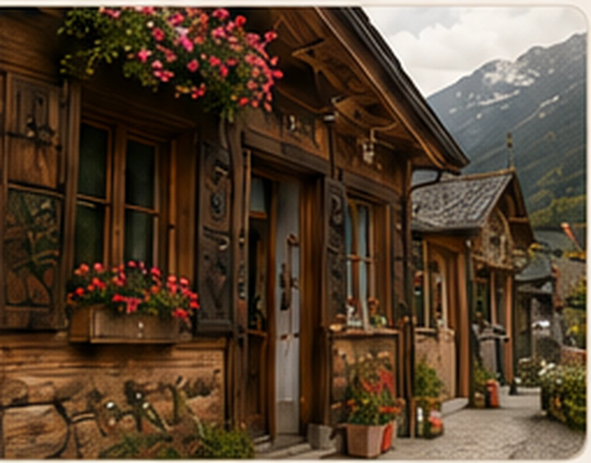 Point de vente Atelier des Marmottes en montagne