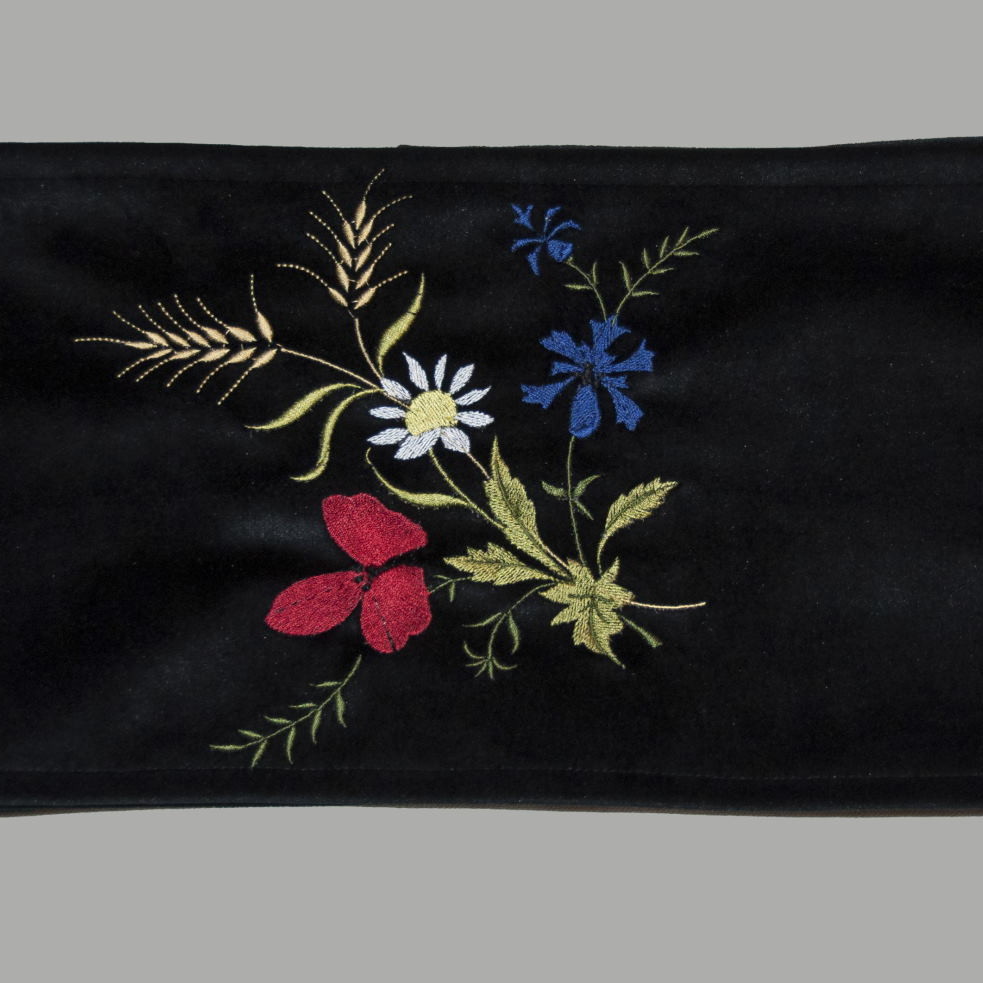 Ceinture Coquelicot, accessoire homme, ceinture savoyarde, costume de Savoie