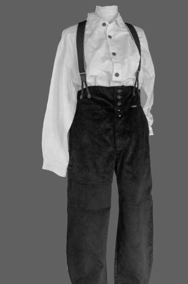 Pantalon velours traditionnelle savoyard