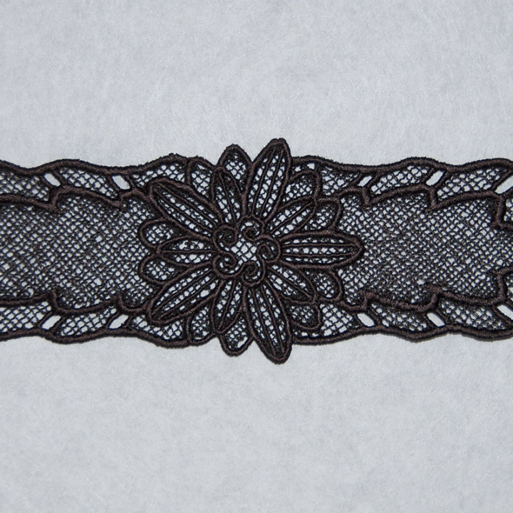 Bracelet en dentelle Chocolat, accessoire mode femme
