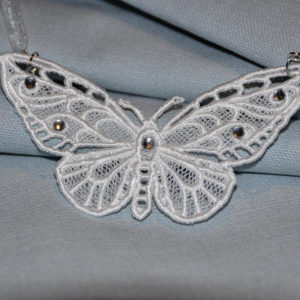 pendentif papillon, accessoire de mode femme, mariage et soirée