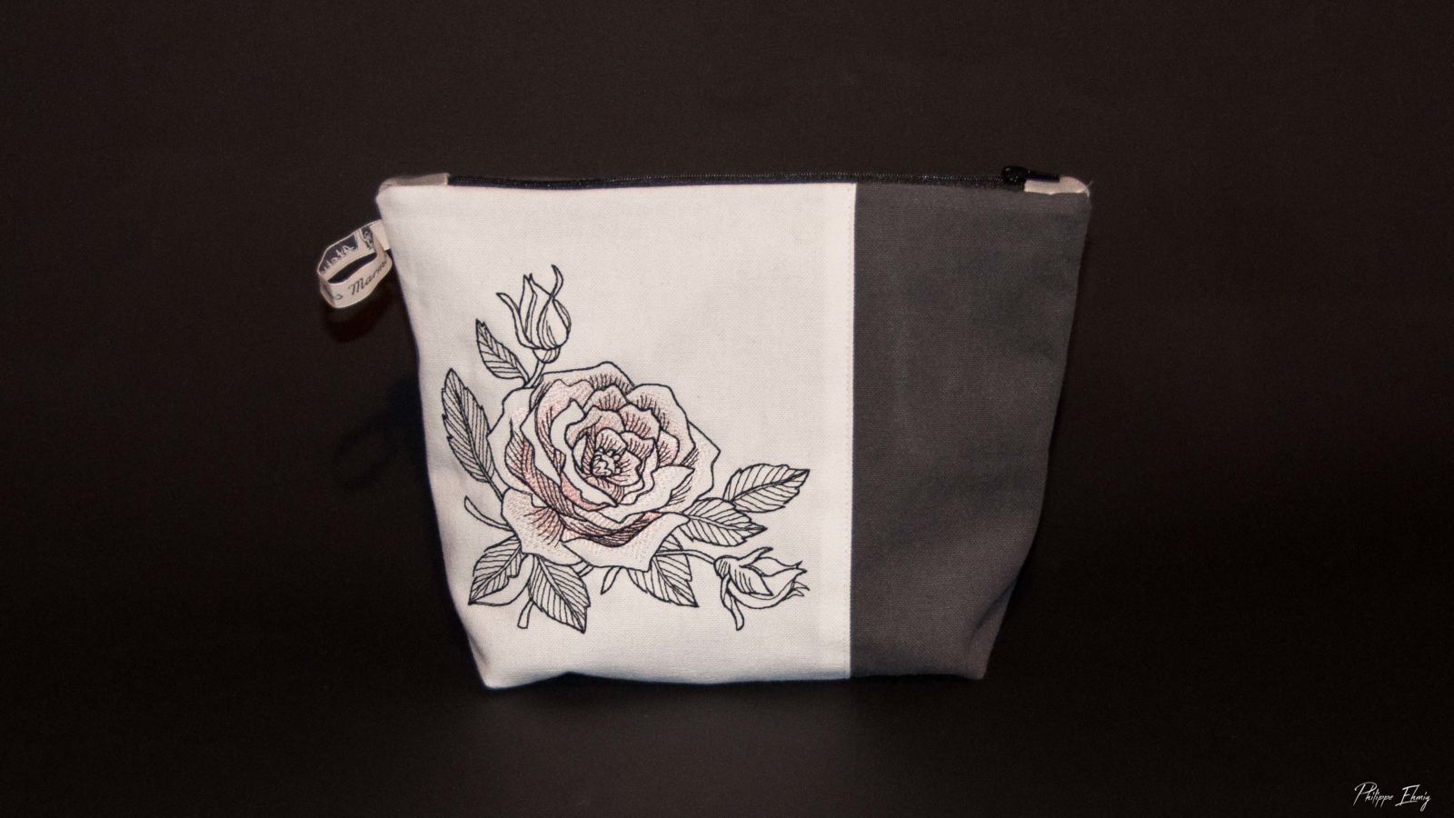 Pochette rose, pochette de soirée, trousse