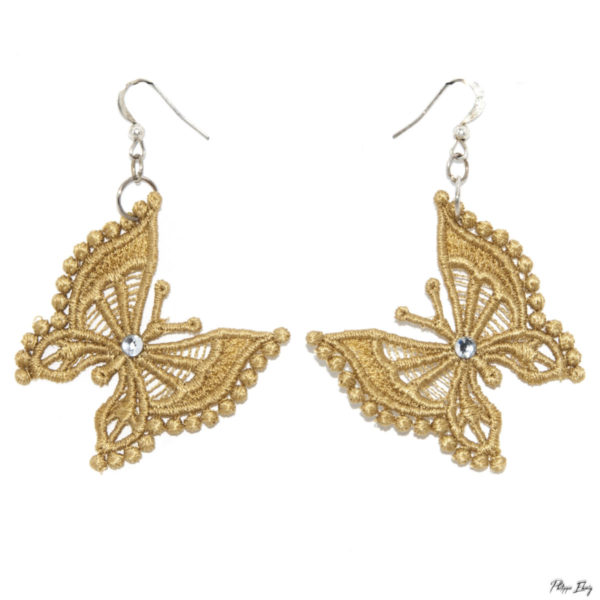 Boucles d'oreilles "Papillon", bijoux fantaisie