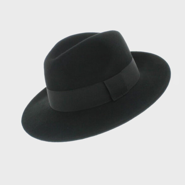 Chapeau feutre noir "Rosuel"
