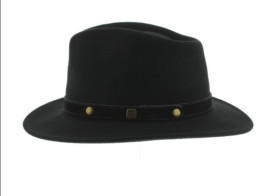 Chapeau feutre noir 