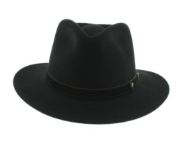 Chapeau feutre noir 