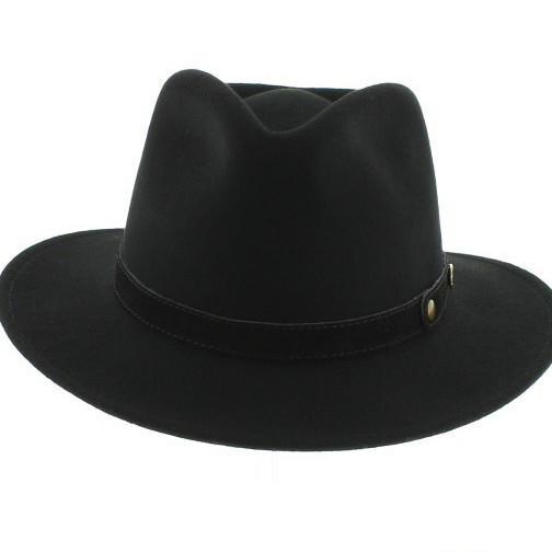 Chapeau feutre noir 