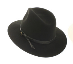 Chapeau feutre noir 