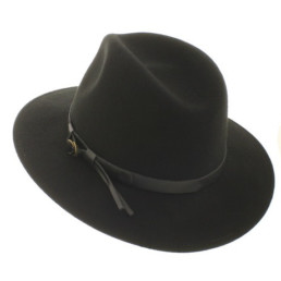 Chapeau feutre noir 