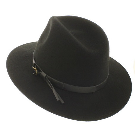 Chapeau feutre noir 