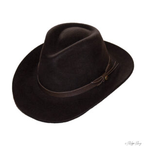 Chapeau feutre brun
