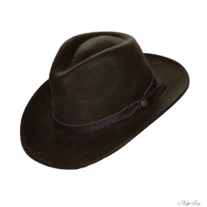Chapeau feutre vert